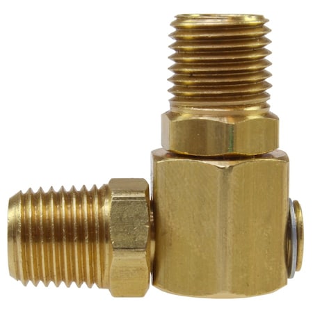 Coilhose Pneumatics Elbow Swivel 1/4" MPT x 1/4" MPT LM0404SS